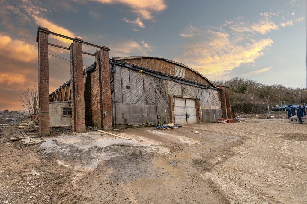 The hangar will be transformed with a design by local architects