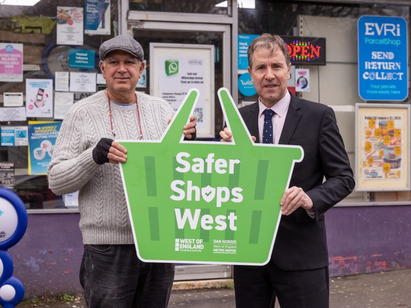 Dan Norris (pictured right) is trying to tackle the rise in shoplifting