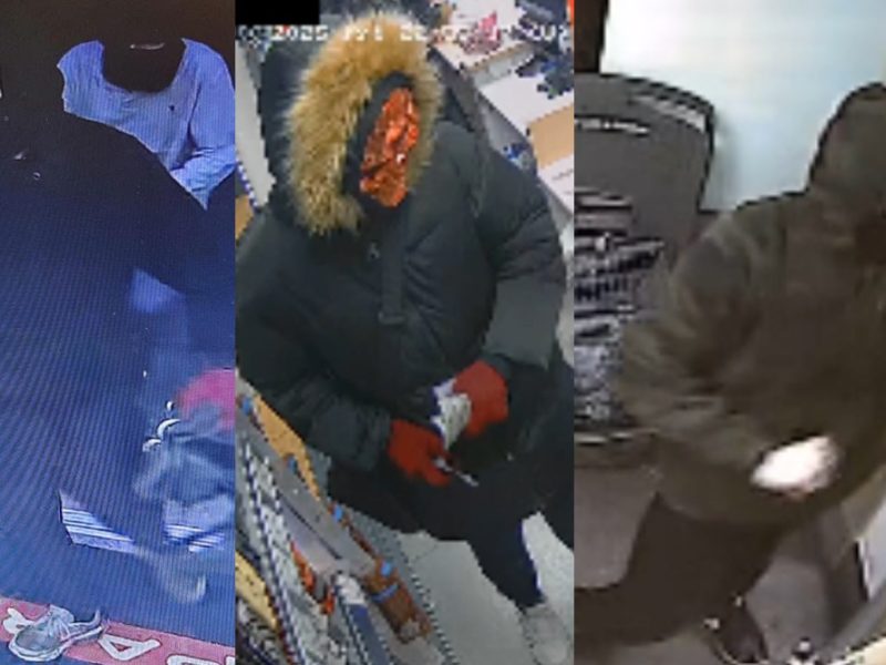 Police have released the above CCTV images in the hope that members of the public can help.