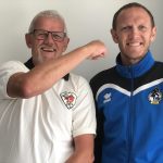 Grant Rees (right) and his dad are ready for some healthy rivalry