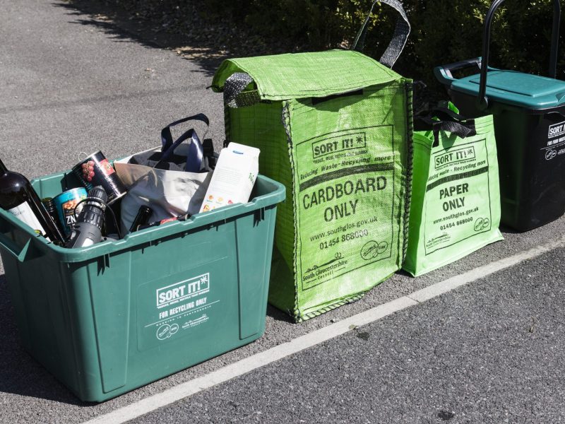 The council says that a lot of what is put into black bins could instead be put into the recycling bins, which will still be collected weekly