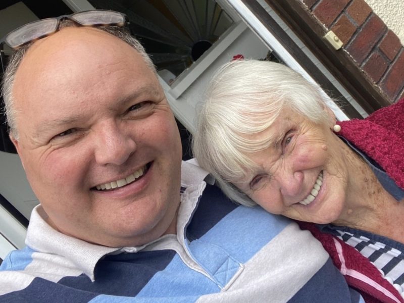 John endured the challenge in memory of his beloved mother Ivy, who was supported by St Peter’s